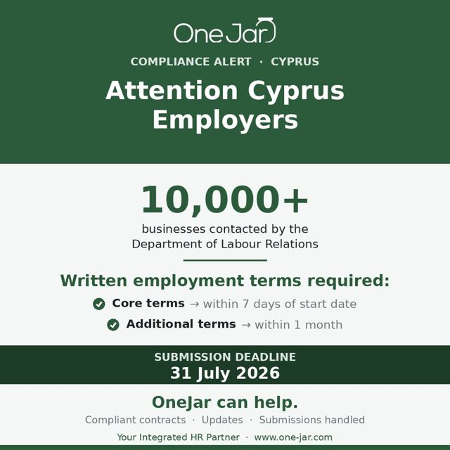 Compliance Update - Department of Labour Relations