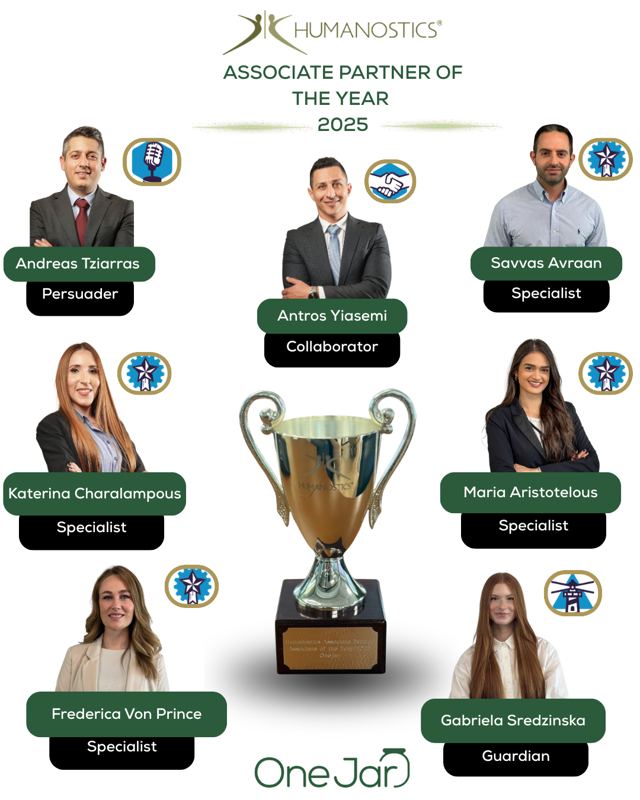 Humanostics - OneJar - Associate Partner of the Year 2025