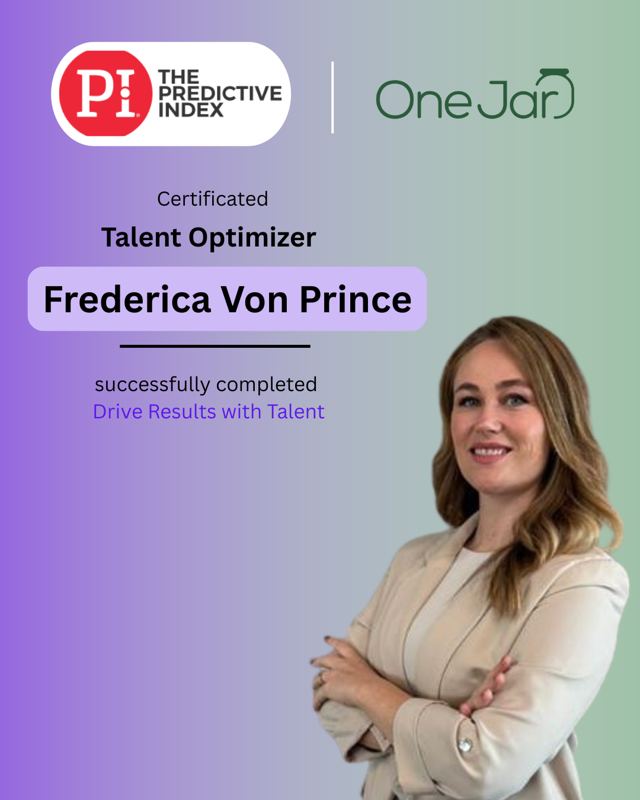 PI Certification - Frederica Von Prince